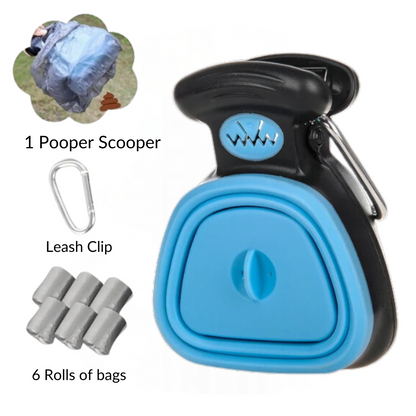 Portable Dog Pooper Scooper - Handheld Waste Picker