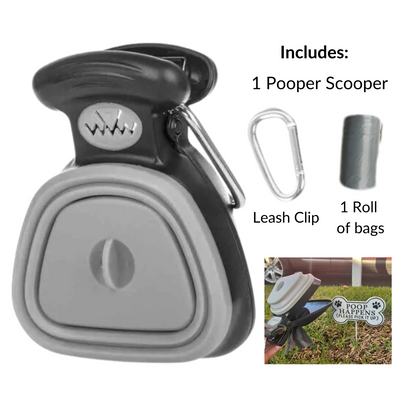 Portable Dog Pooper Scooper - Handheld Waste Picker