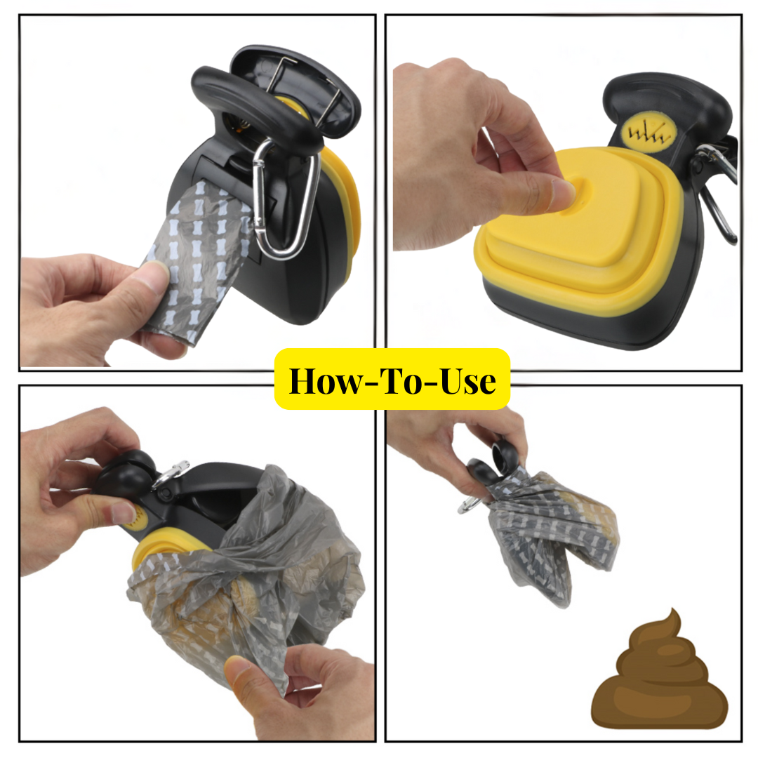 Portable Dog Pooper Scooper - Handheld Waste Picker