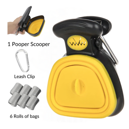 Portable Dog Pooper Scooper - Handheld Waste Picker